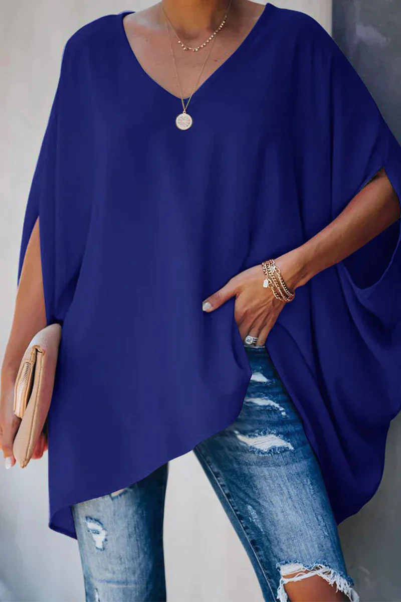 Variant image for Chemisier Femme Chic Ample Polyester Élégant-11