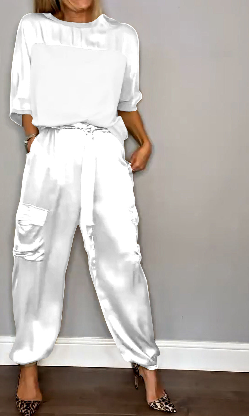 Variant image for Ensemble Femme Élégant Tailleur Tissu Haute Qualité-36