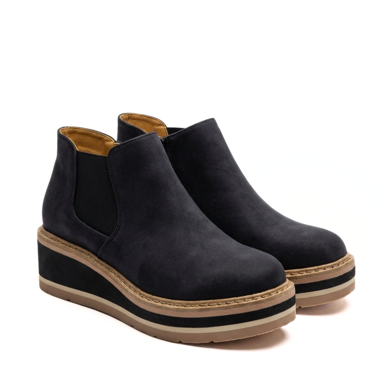 Bottines Femme Automnales Chic avec Fermeture Éclair