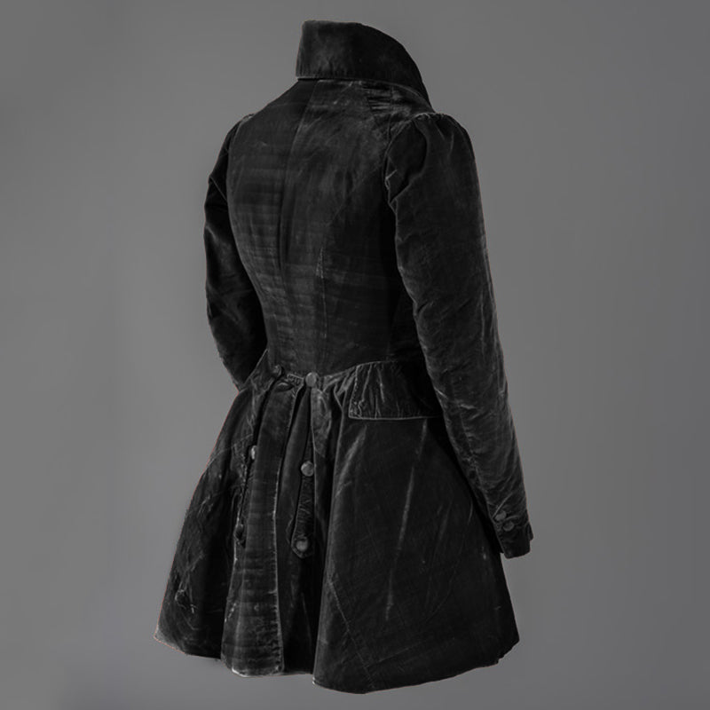 Gehrock Femme Élégant Tissu Classique-4