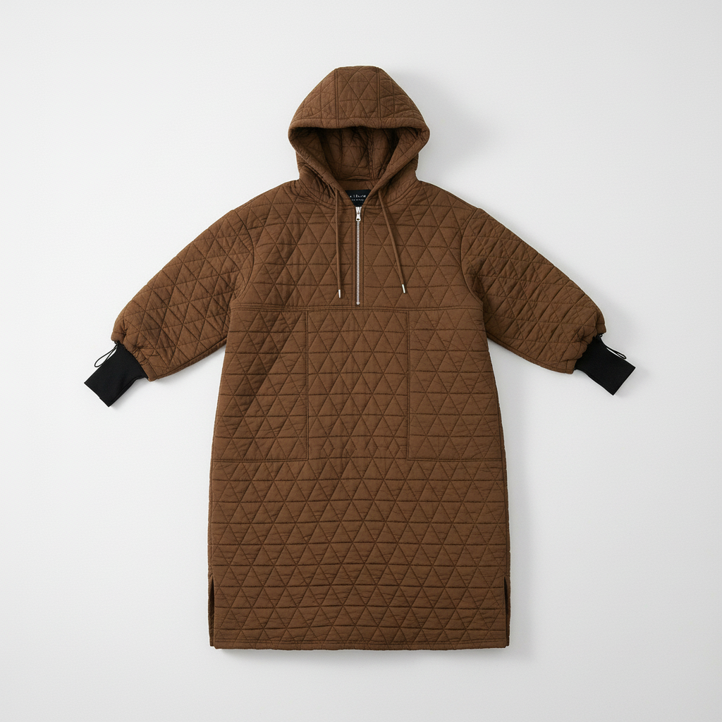Robe à capuche Chic avec Cordon de Serrage