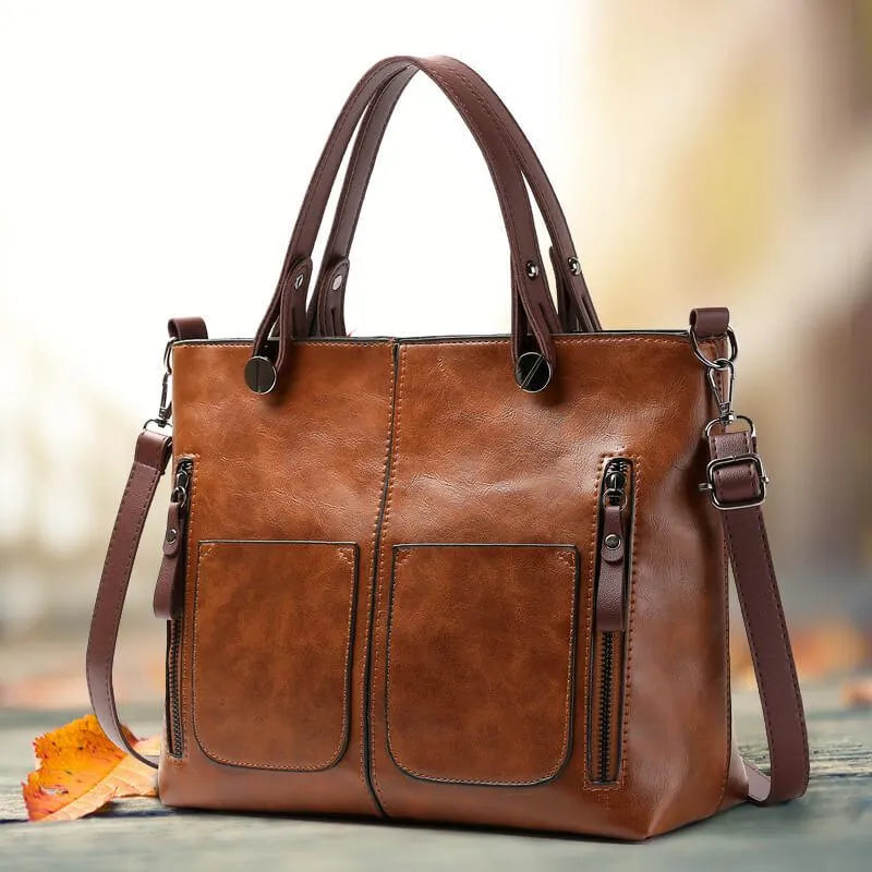 Sac à main femme en cuir élégant et spacieux avec bandoulière ajustable 1