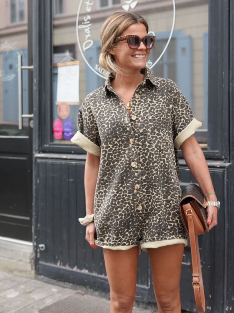 Barboteuse Femme Imprimée Chic 1