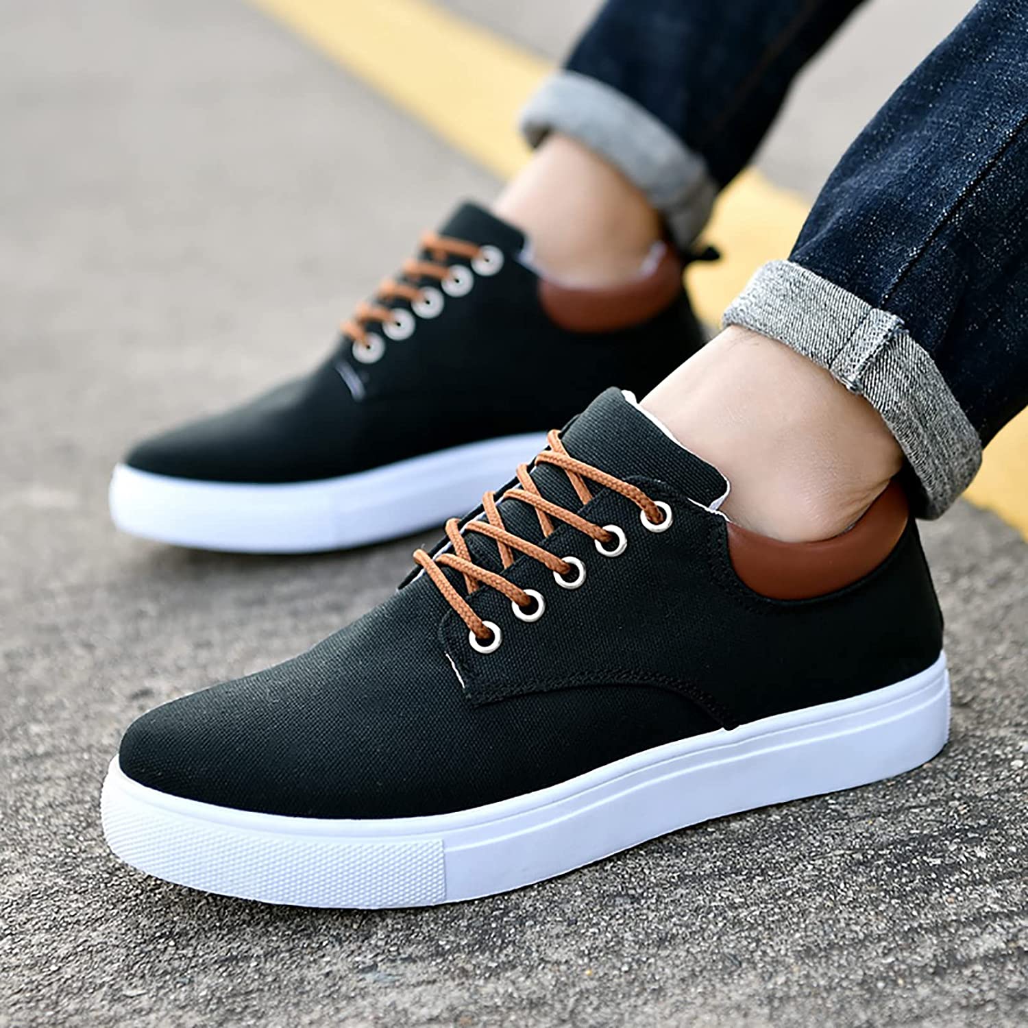 Baskets pour Hommes à Lacets Design Minimaliste 2