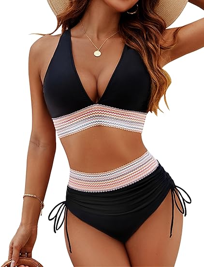 Bikini Femme Taille Haute Chic 0