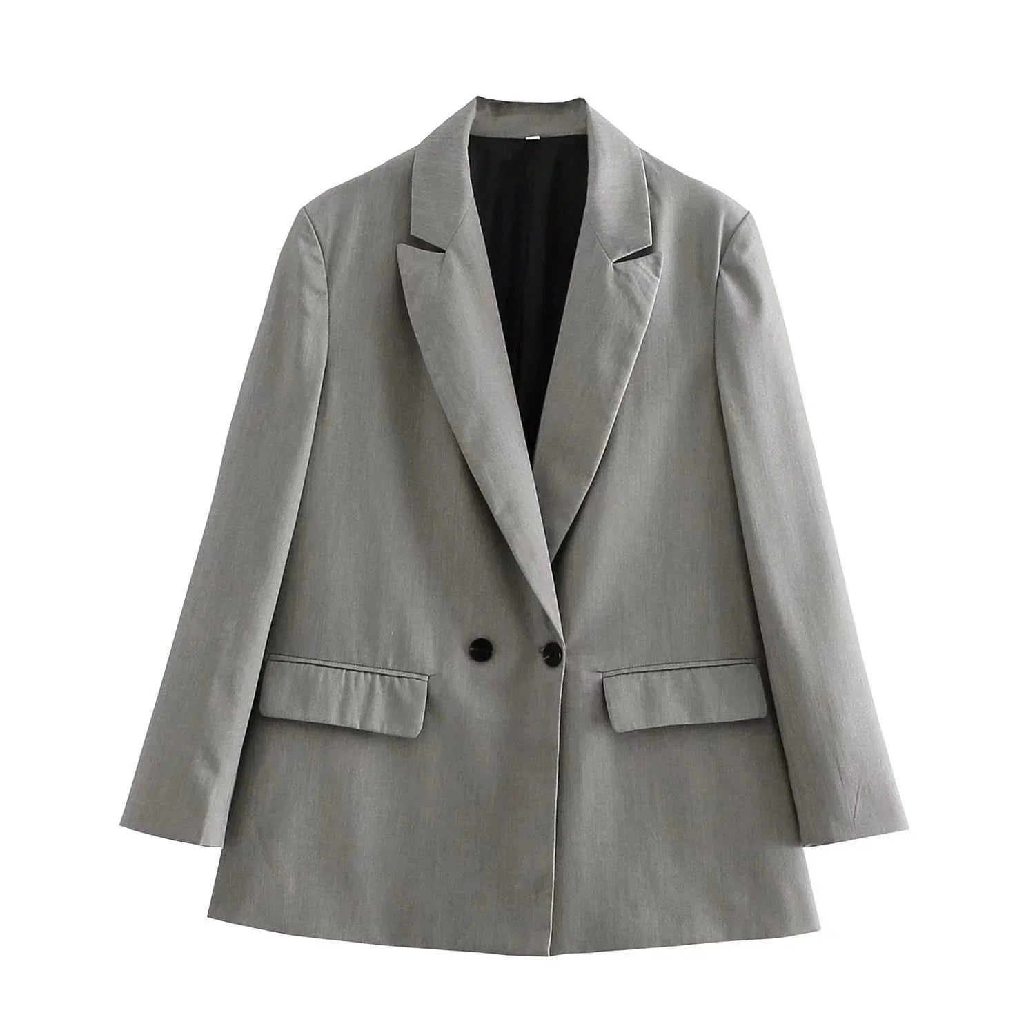 Blazer Femme Ajusté Double Boutonnage 4