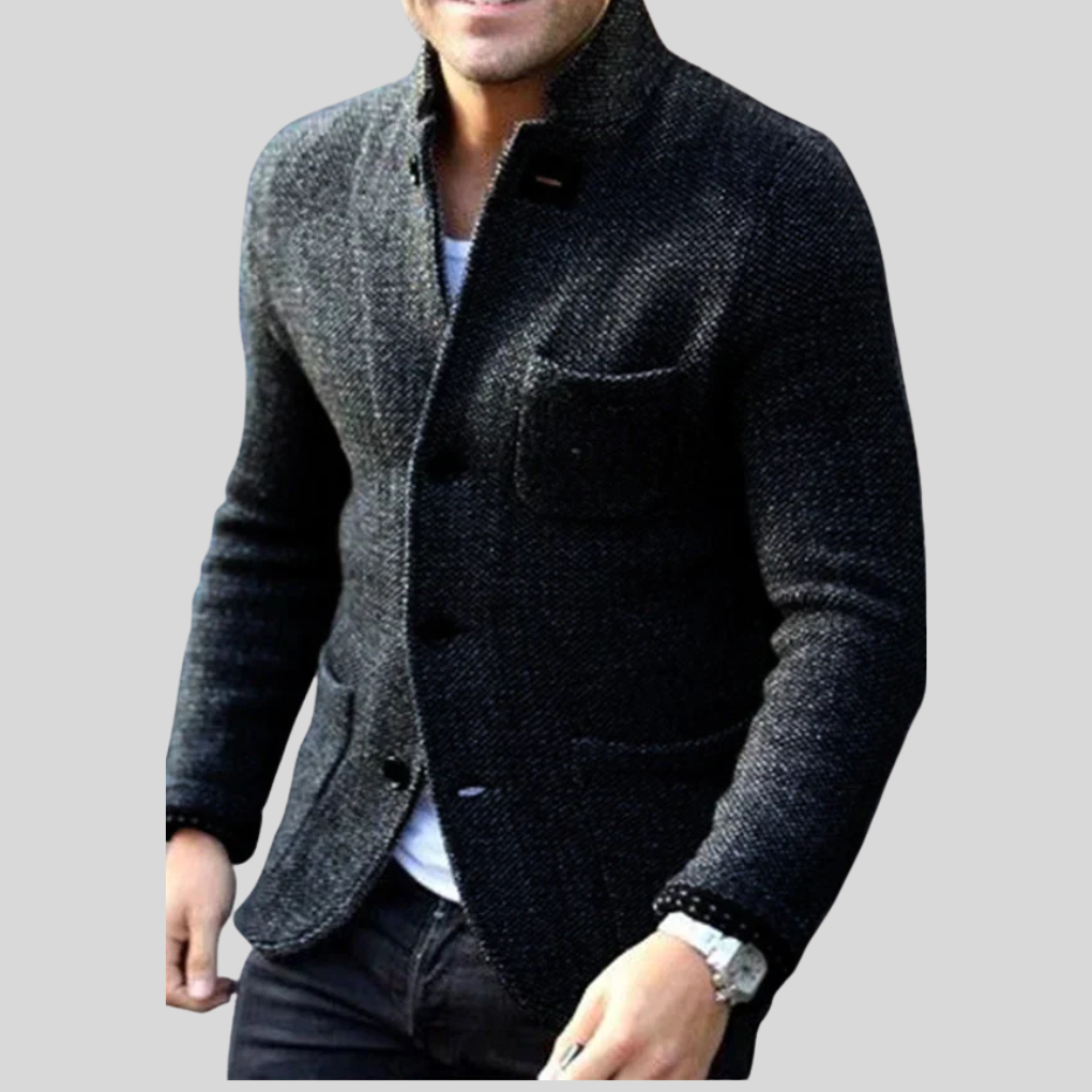 Blazer Homme Chic à Poches Pratiques et Fermeture à Bouton 3