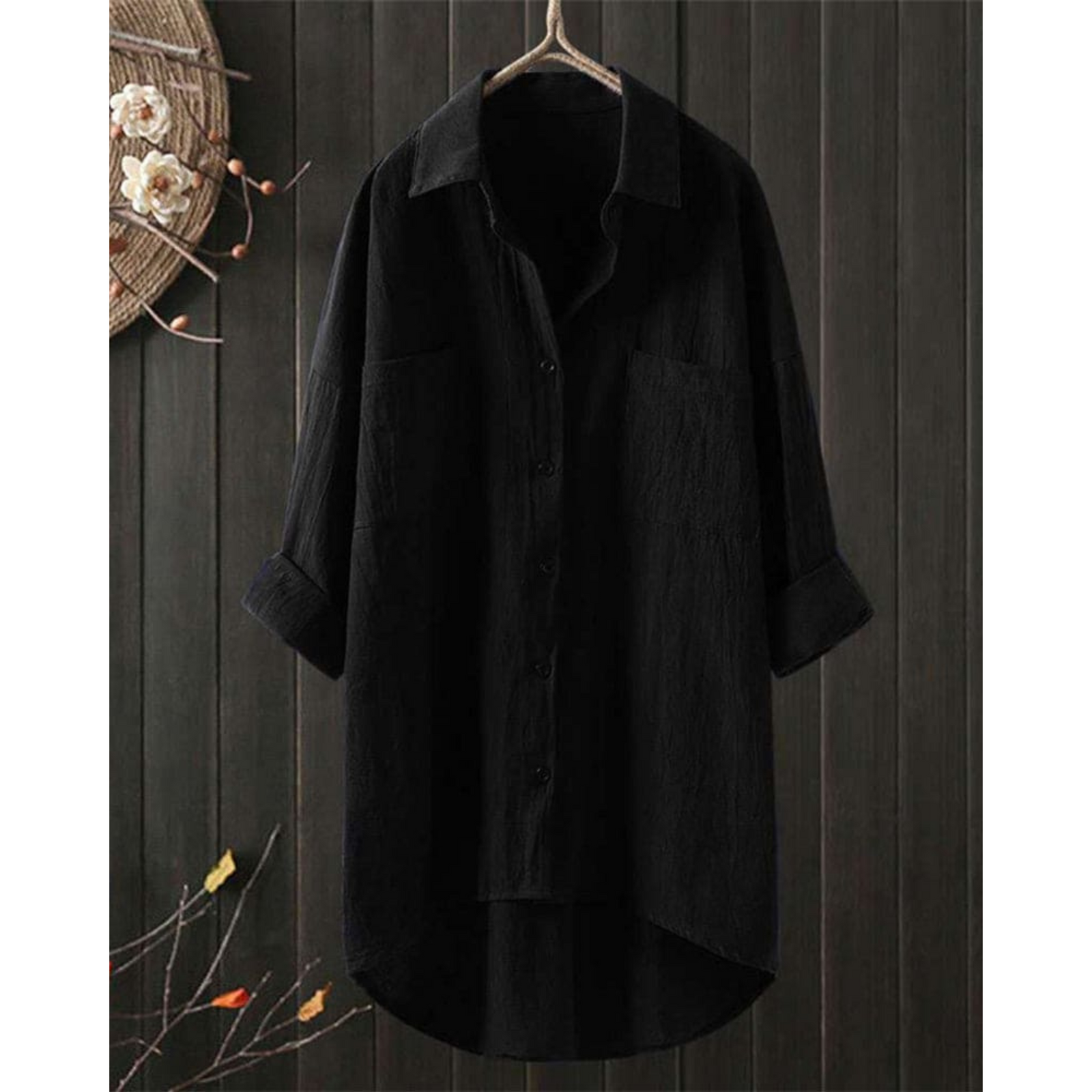 Blouse Femme Fluide à Manches Longues 1