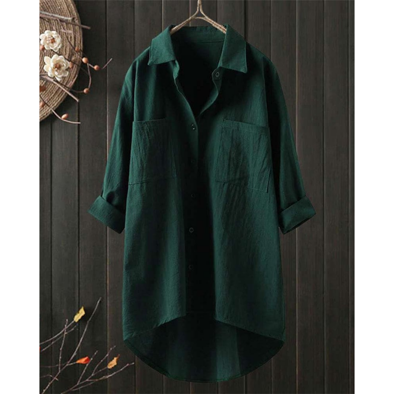 Blouse Femme Fluide à Manches Longues 4