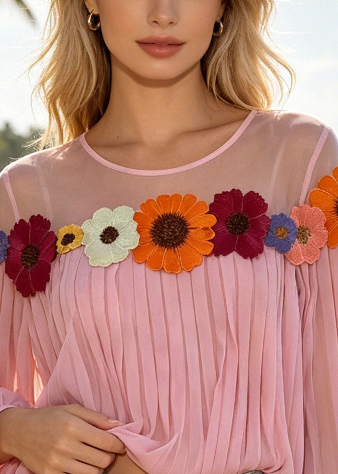 Blouse Femme Patchwork Marguerite Style Estival 1