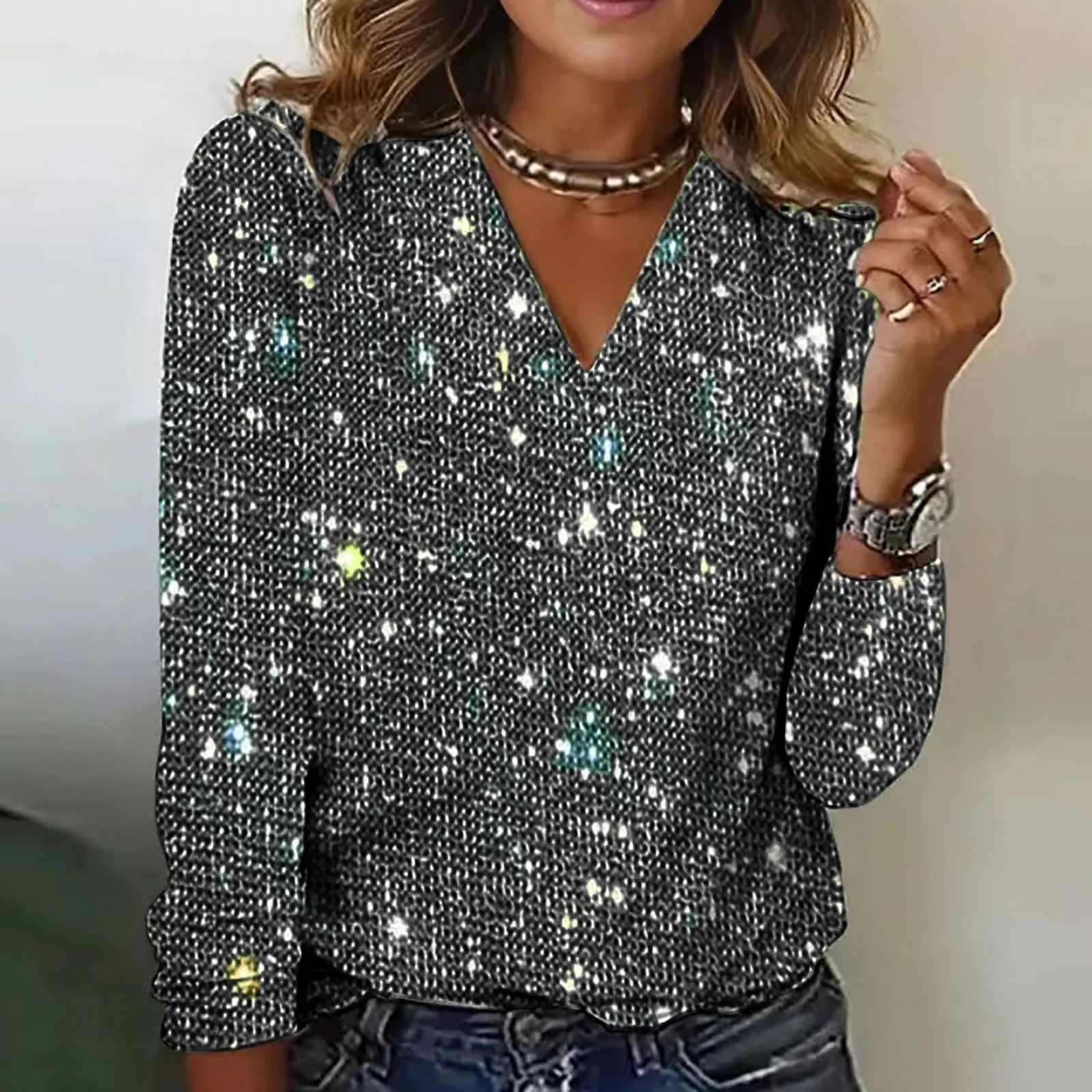 Blouse de Soirée Femme Glamour 1