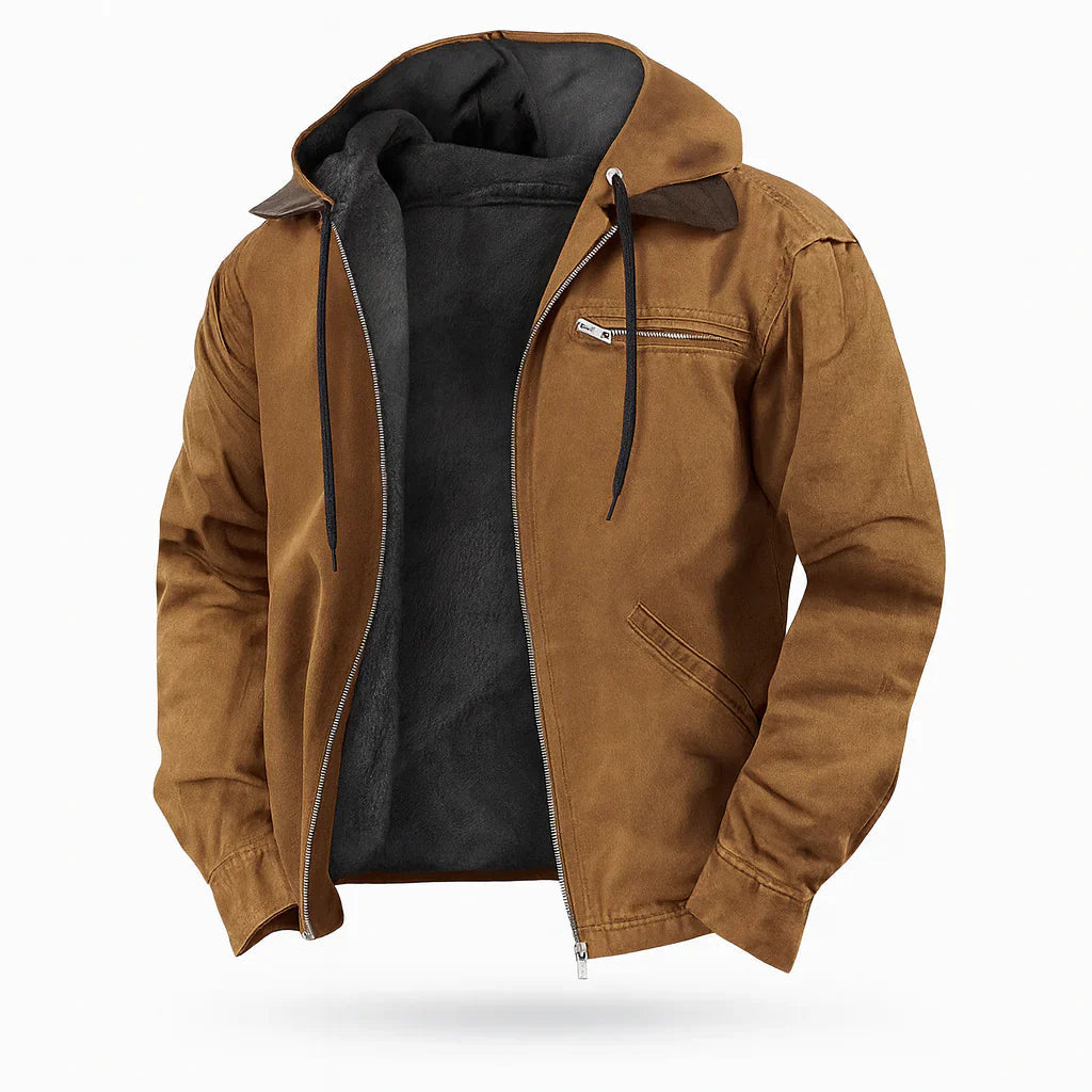 Blouson aviateur d'hiver pour homme au design moderne 0