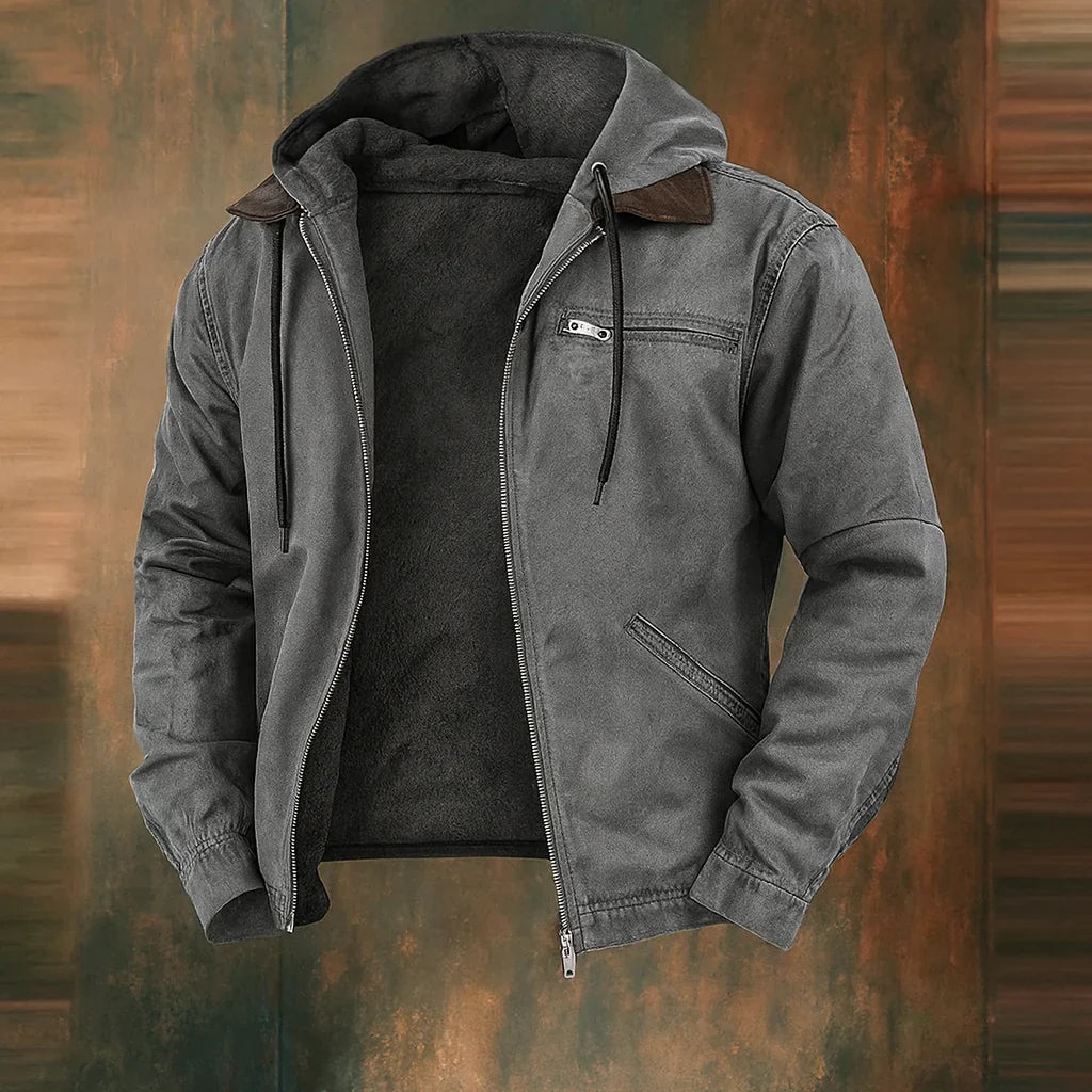 Blouson aviateur d'hiver pour homme au design moderne 2
