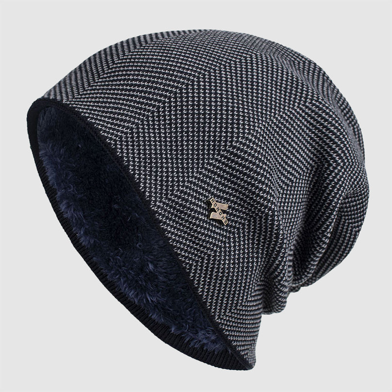 Bonnet pour hommes en tricot texturé 3