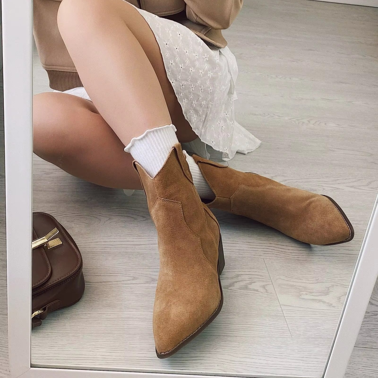 Bottes Femme Chelsea Style Western 5