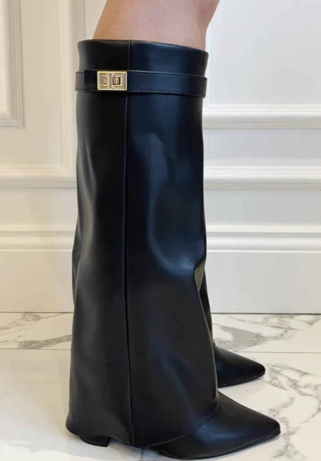 Bottes Femme Hiver Tendance Zippées 1