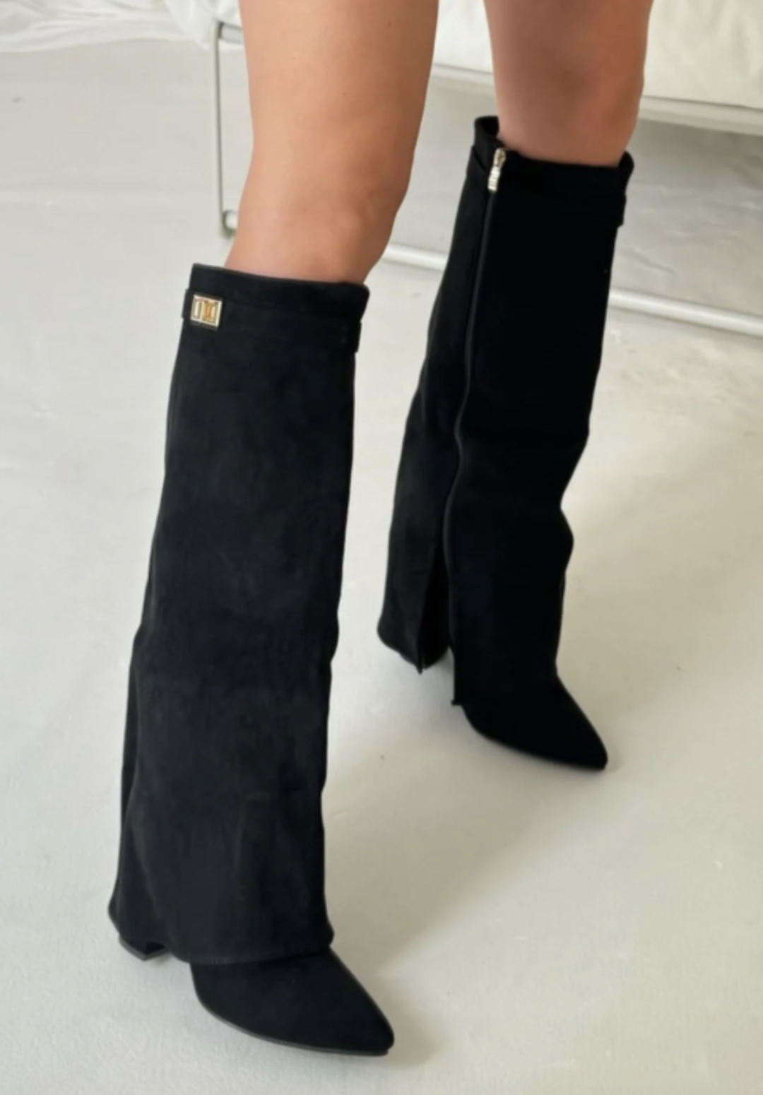 Bottes Femme Hiver Tendance Zippées 3