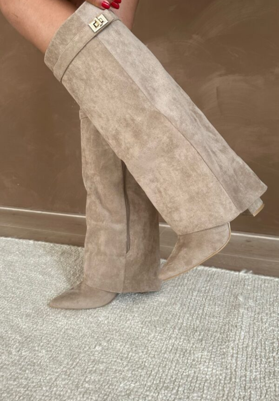 Bottes Femme Hiver Tendance Zippées 8