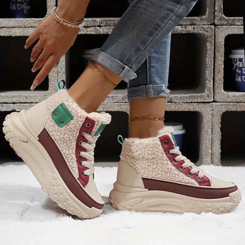 Bottes Femme Mode Hivernale Élégante 9