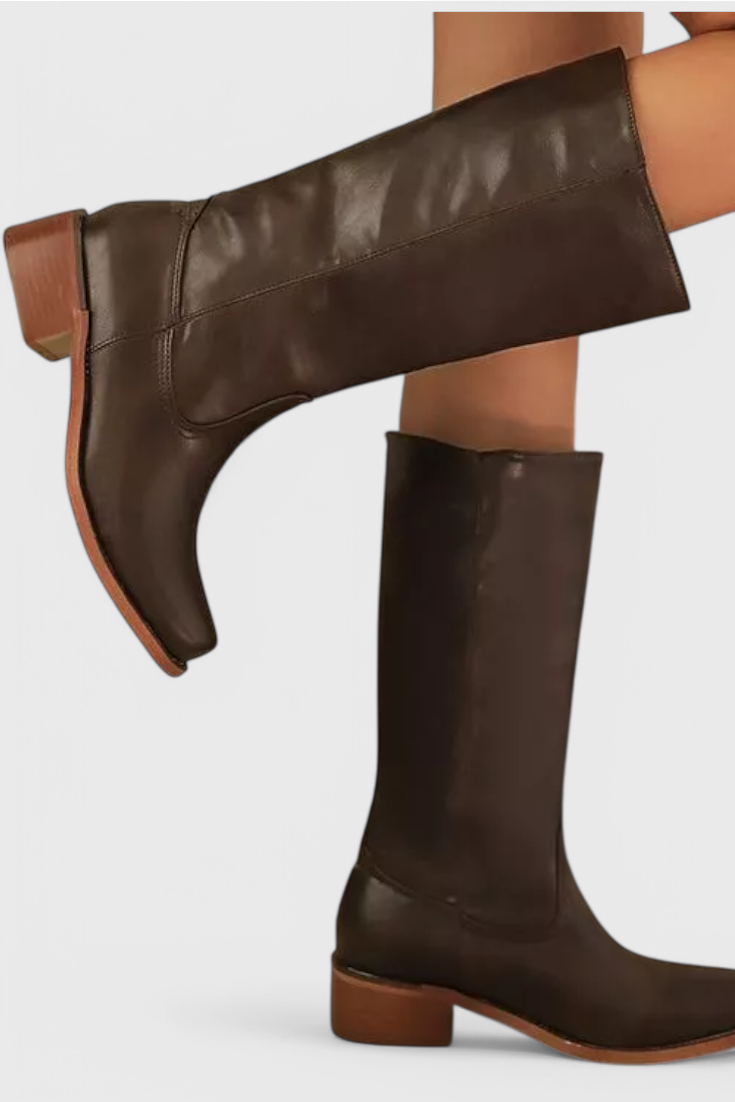 Bottes Femme à Talons Hauteur Genou 2