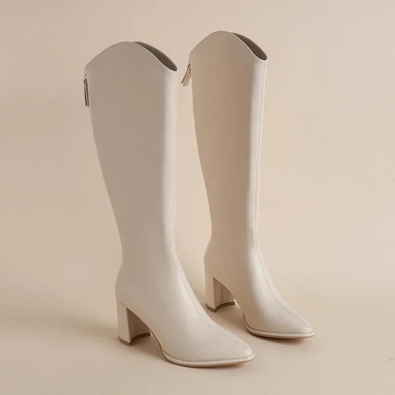 Bottes Hautes au Genou Femme Chic 5