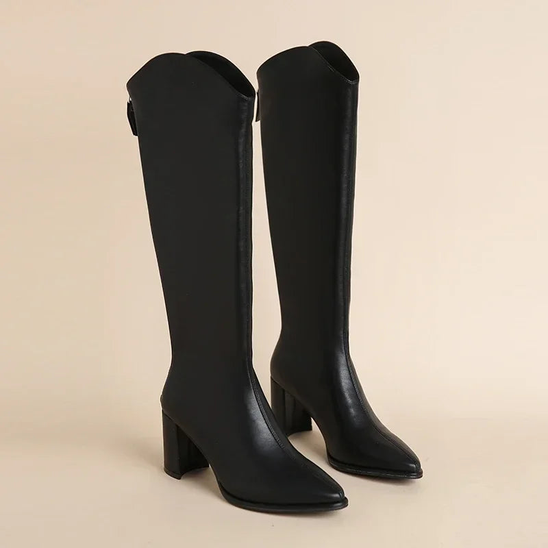 Bottes Hautes au Genou Femme Chic 6