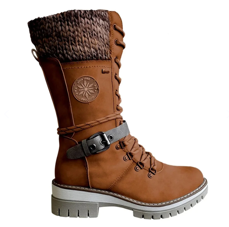 Bottes Hiver Femme Élégantes Imperméables Hautes 8