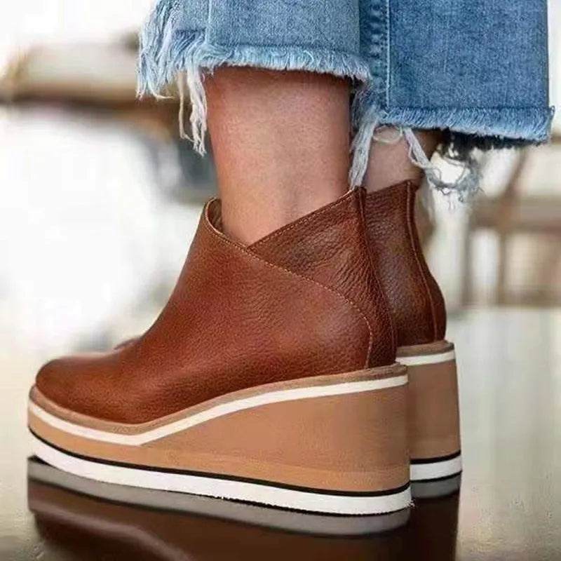 Bottes Hiver Femme Imperméables Avec Fermeture Éclair Latérale 4