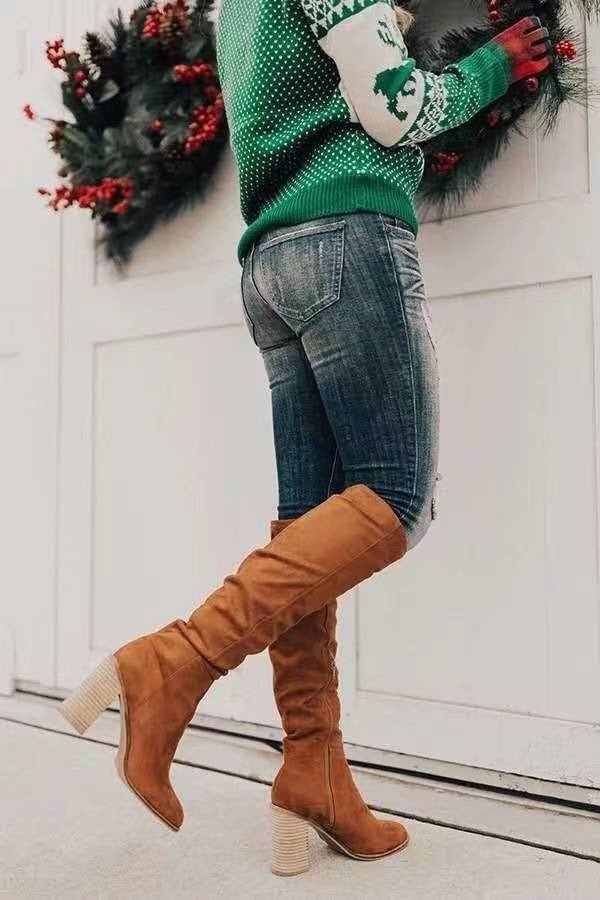 Bottes à Talons Hauts Femme Chic 3
