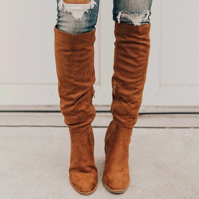 Bottes à Talons Hauts Femme Chic 5