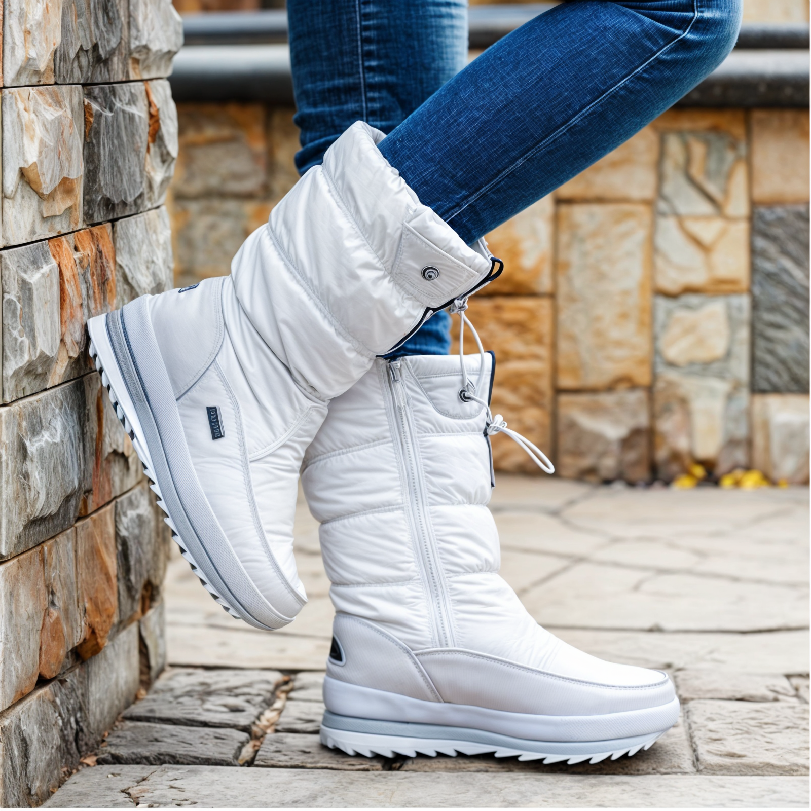 Bottes d'hiver épaisses en peluche pour femmes 4