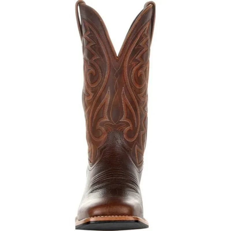 Bottes de cowboy en cuir pour hommes 5