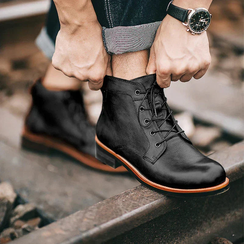 Bottes en Cuir Robustesse pour Hommes 2