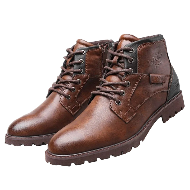 Bottes en cuir pour homme David 1905 0
