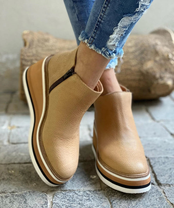 Bottines Femme Automnales Chic avec Fermeture Éclair 2