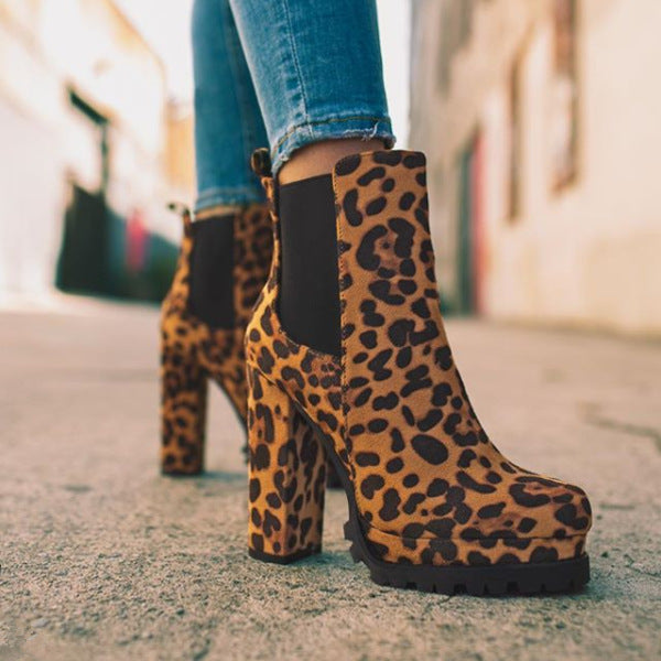 Bottines Femme à Bout Rond Style Urbain 2