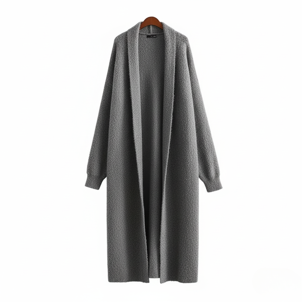 Cardigan Long Ouvert pour Femme Printemps 4