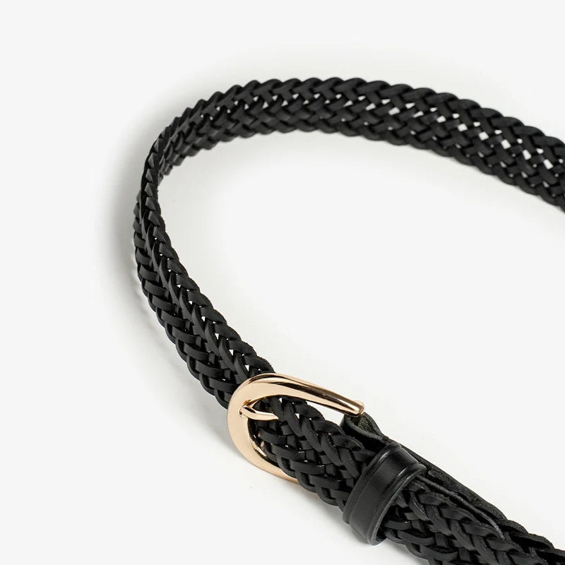 Ceinture Tressée en Cuir pour Femme 5