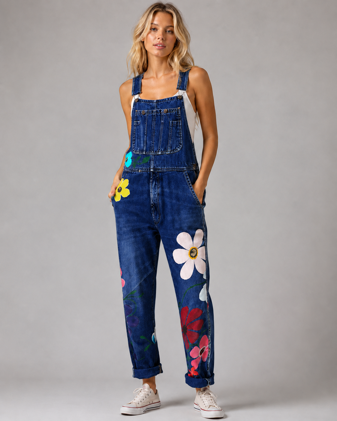 Combinaison en jean pour femme