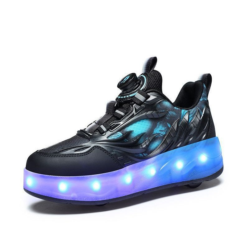 Chaussures à roulettes LED pour femmes modernes 2