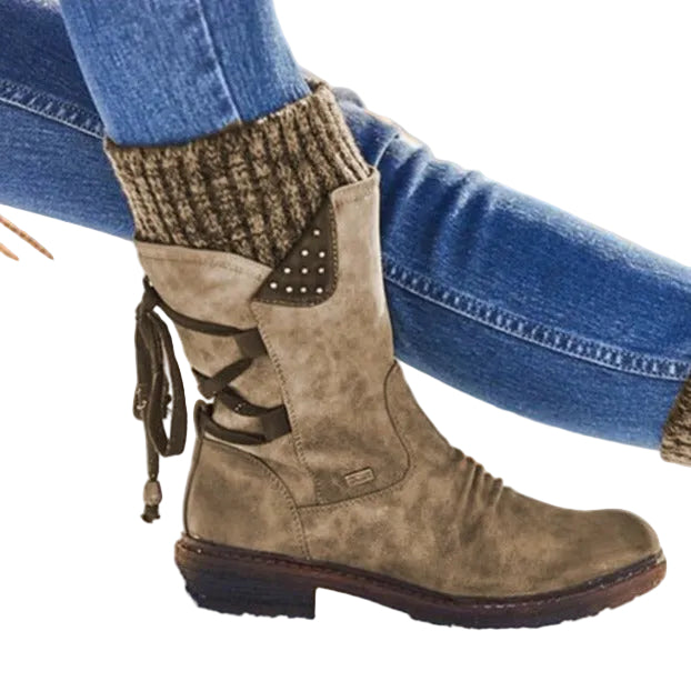 Chaussures d'hiver pour femmes en cuir 0