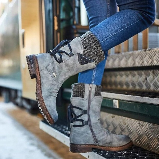Chaussures d'hiver pour femmes en cuir 3