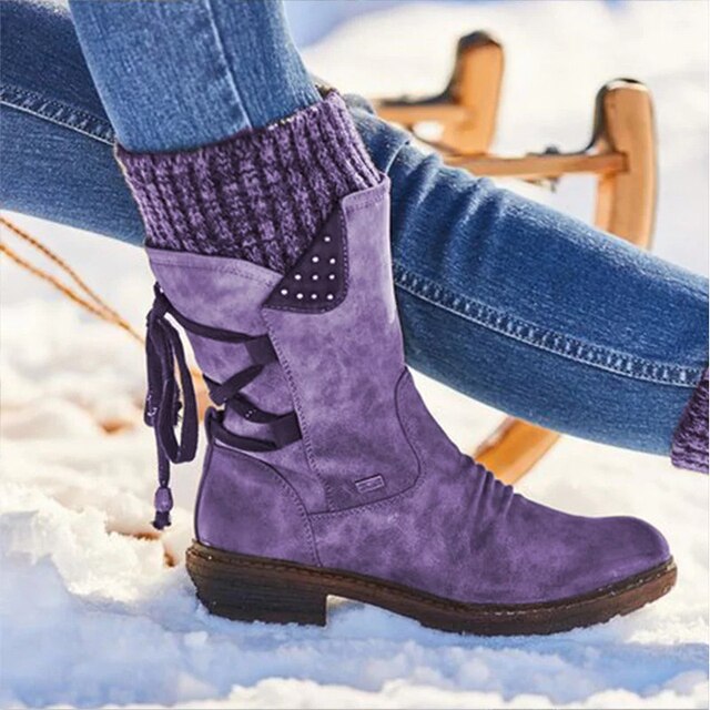 Chaussures d'hiver pour femmes en cuir 4