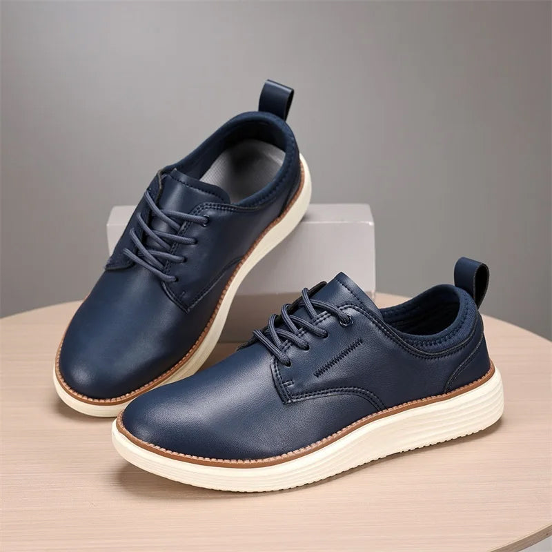 Chaussures pour hommes Lecco en cuir 1
