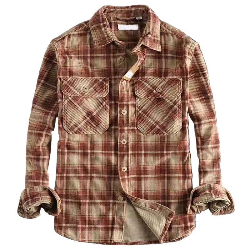 Chemise Décontractée à Carreaux pour Hommes 0