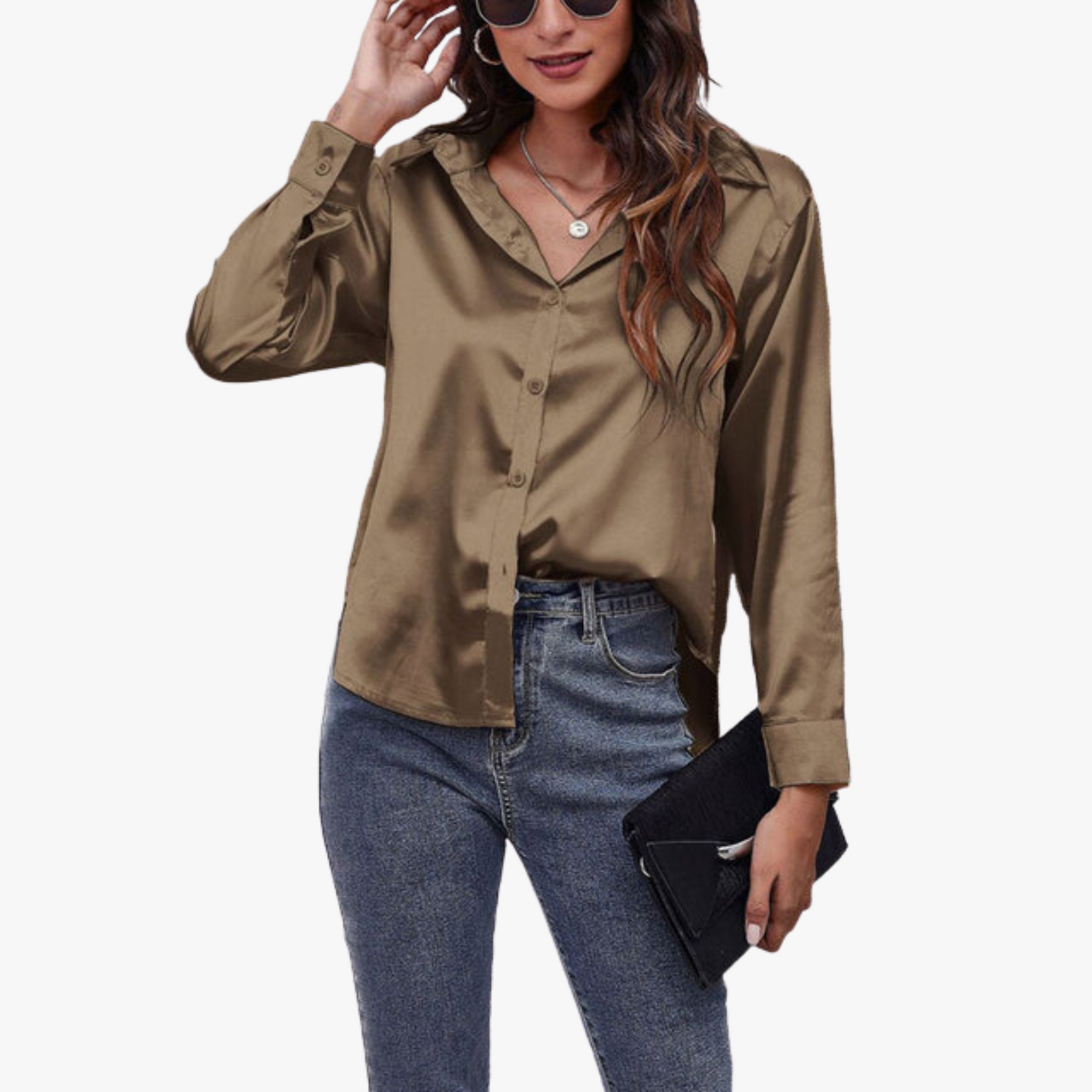Chemise Femme à Manches Longues Chic 1