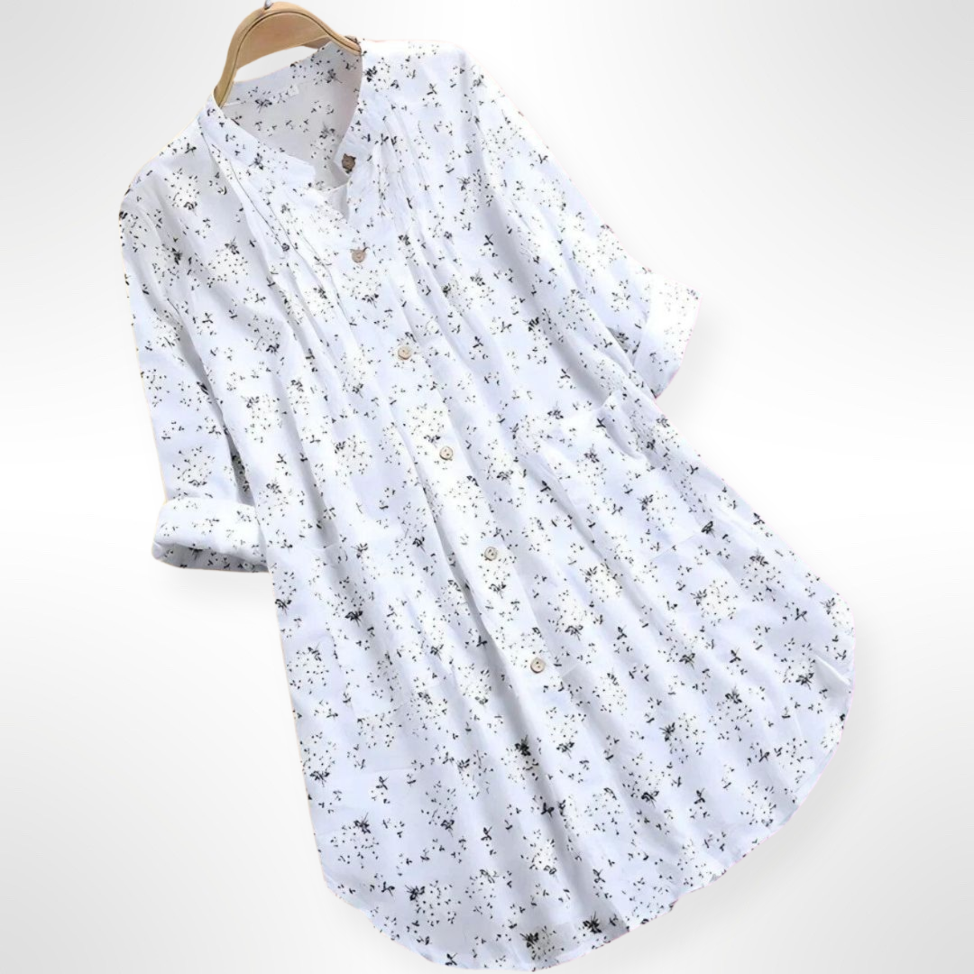 Chemise Femme à Motif Floral Décontractée 0