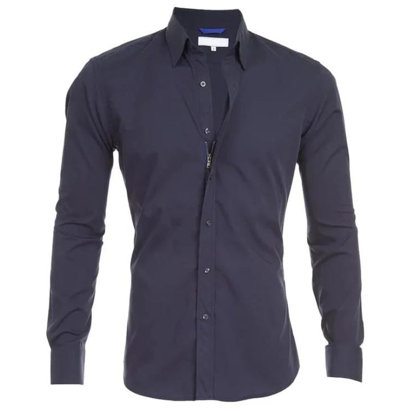 Chemise Zippée Décontractée pour Hommes 13