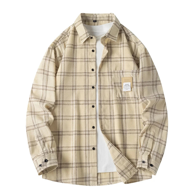 Chemise à Carreaux pour Hommes Classique 4