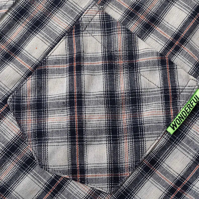 Chemise à Carreaux pour Hommes Classique 7